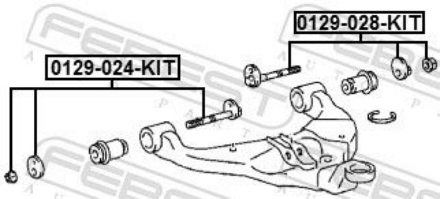 

Болт С Эксцентриком Ремкомплект Febest 0129028kit Febest 0129028kit