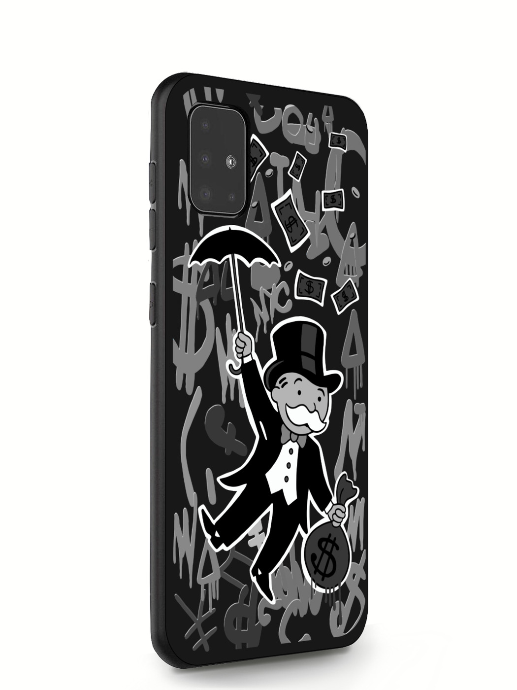 фото Чехол musthavecase для samsung galaxy a51 monopoly black edition черный