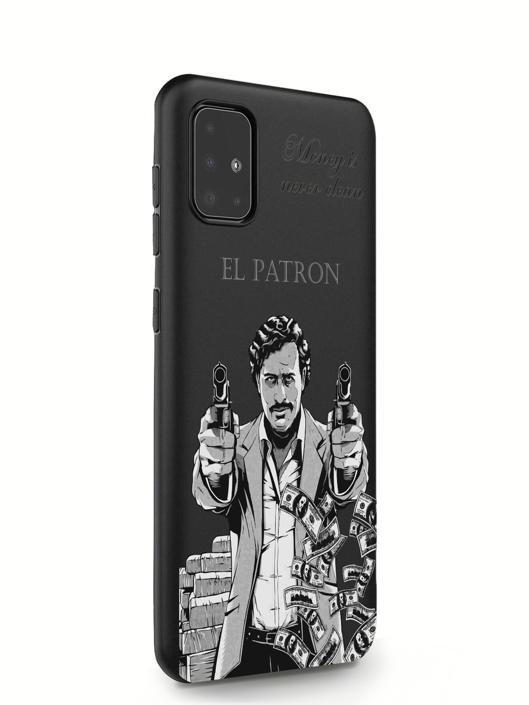 фото Чехол musthavecase для samsung galaxy a51 el patron pablo escobar черный