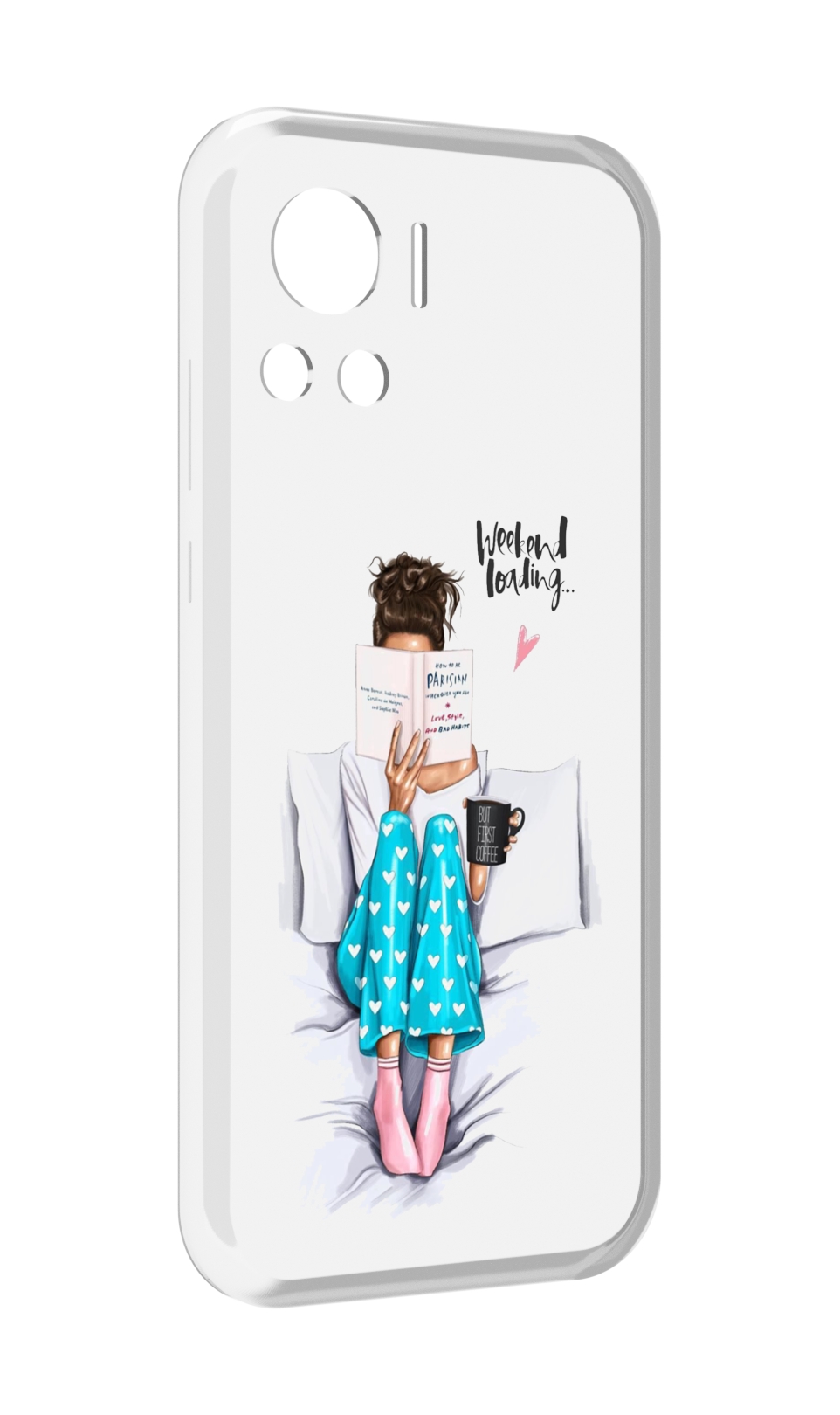 

Чехол MyPads Weekend-loading для Motorola Edge 30 Ultra, Прозрачный, Tocco