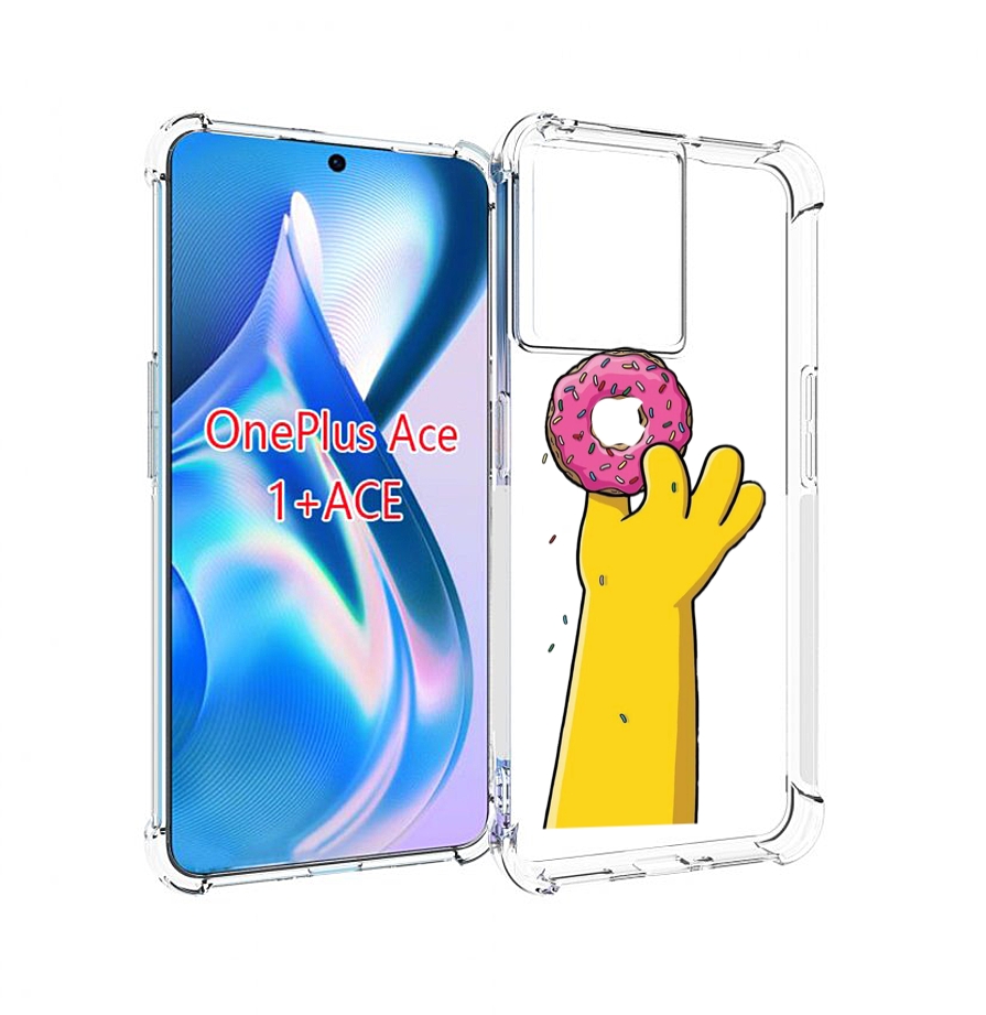 

Чехол MyPads вкусный-пончик для OnePlus Ace, Прозрачный, Tocco