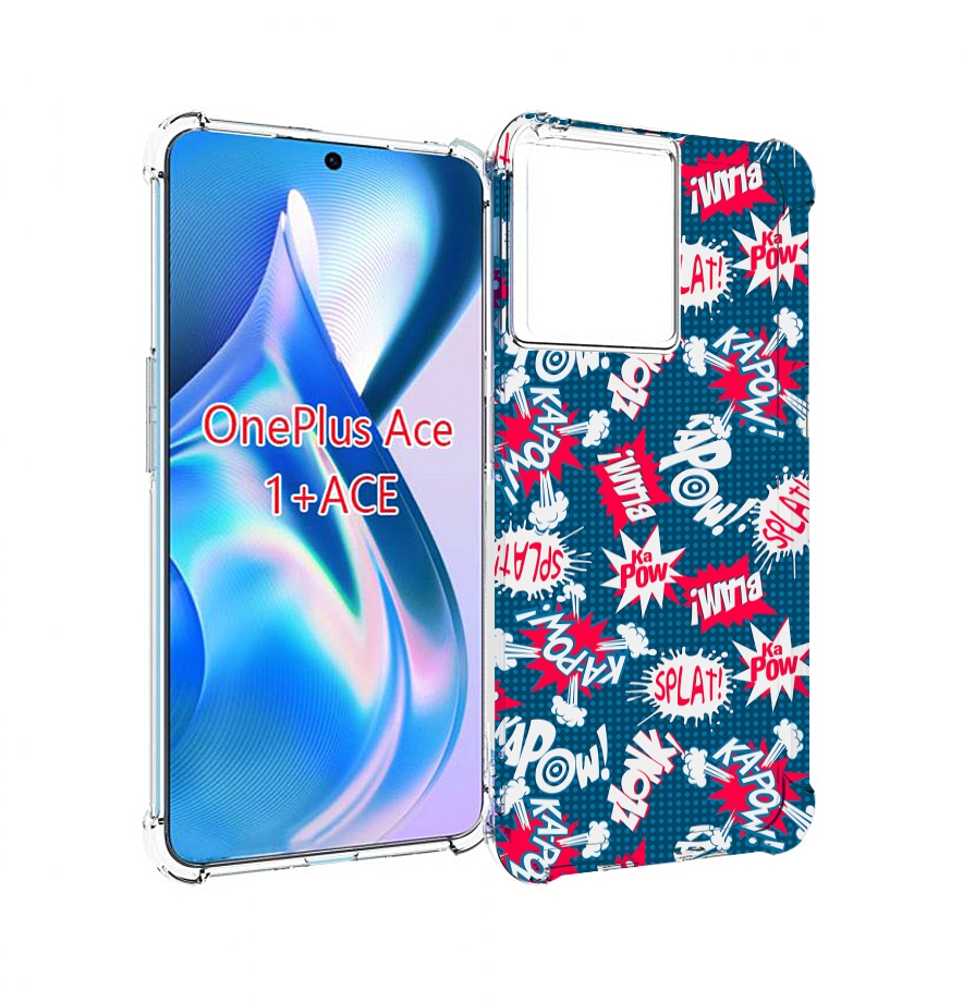 

Чехол MyPads взрывной-принт для OnePlus Ace, Прозрачный, Tocco