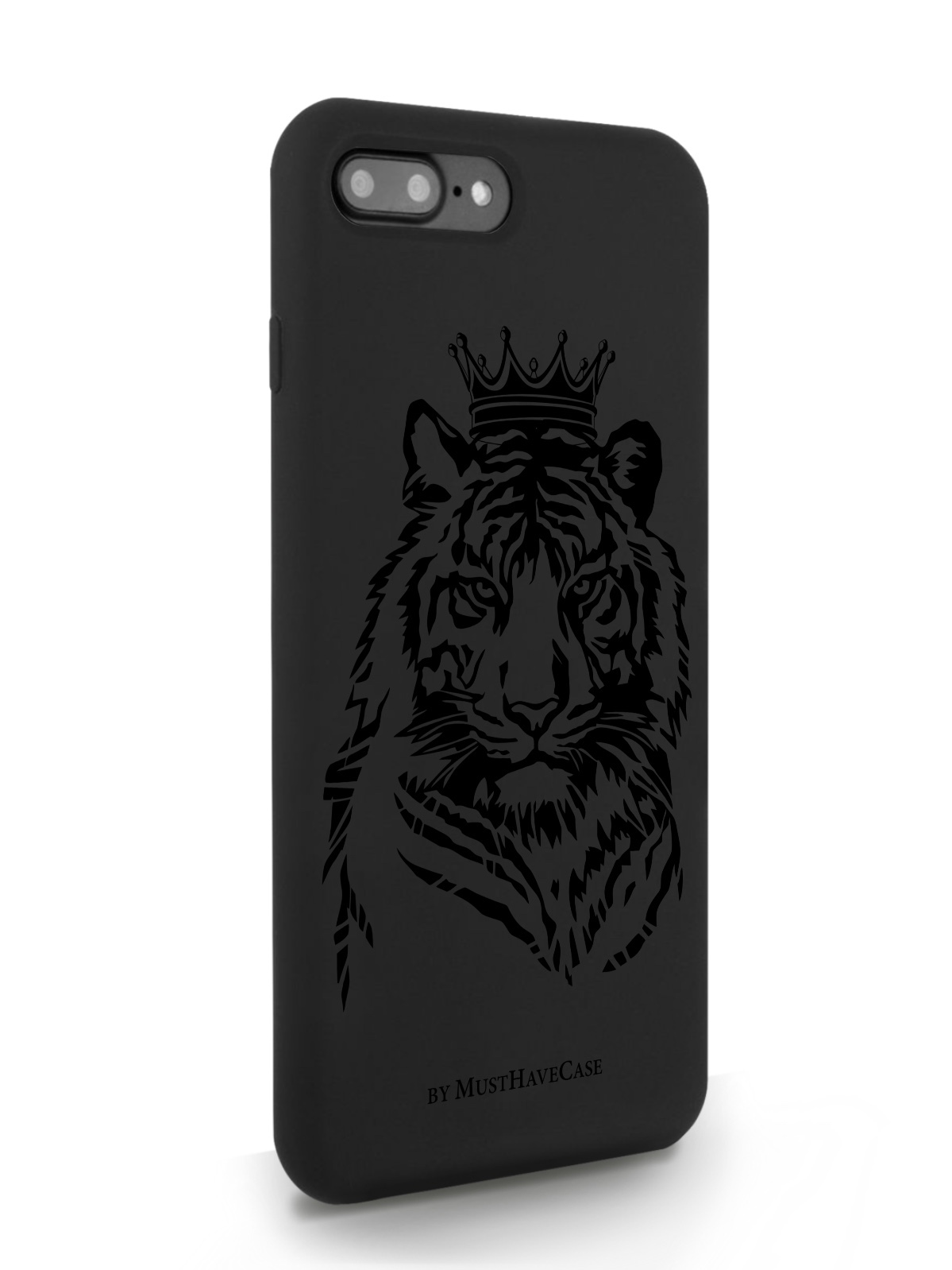 фото Чехол musthavecase для iphone 7/8 plus тигр с короной черный