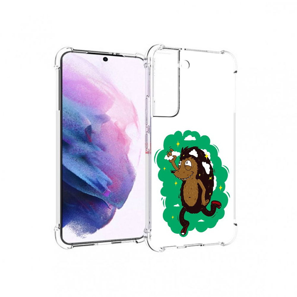 

Чехол MyPads Tocco для Samsung Galaxy S22 Ежик в облаках (PT194926.508.77), Прозрачный, Tocco