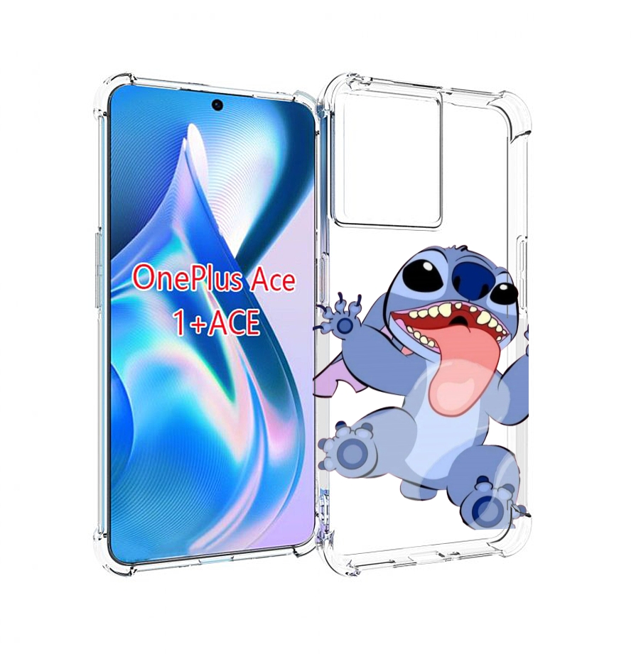 

Чехол MyPads большой-стич для OnePlus Ace, Прозрачный, Tocco