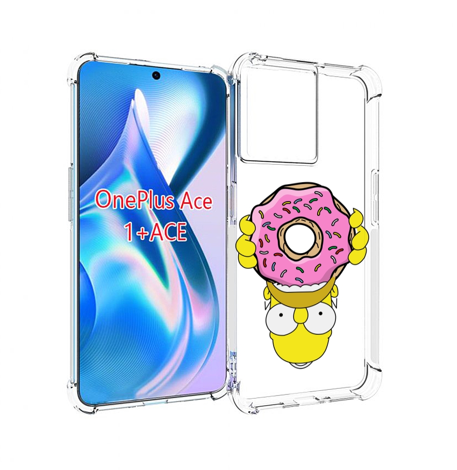 

Чехол MyPads большой-пончик для OnePlus Ace, Прозрачный, Tocco