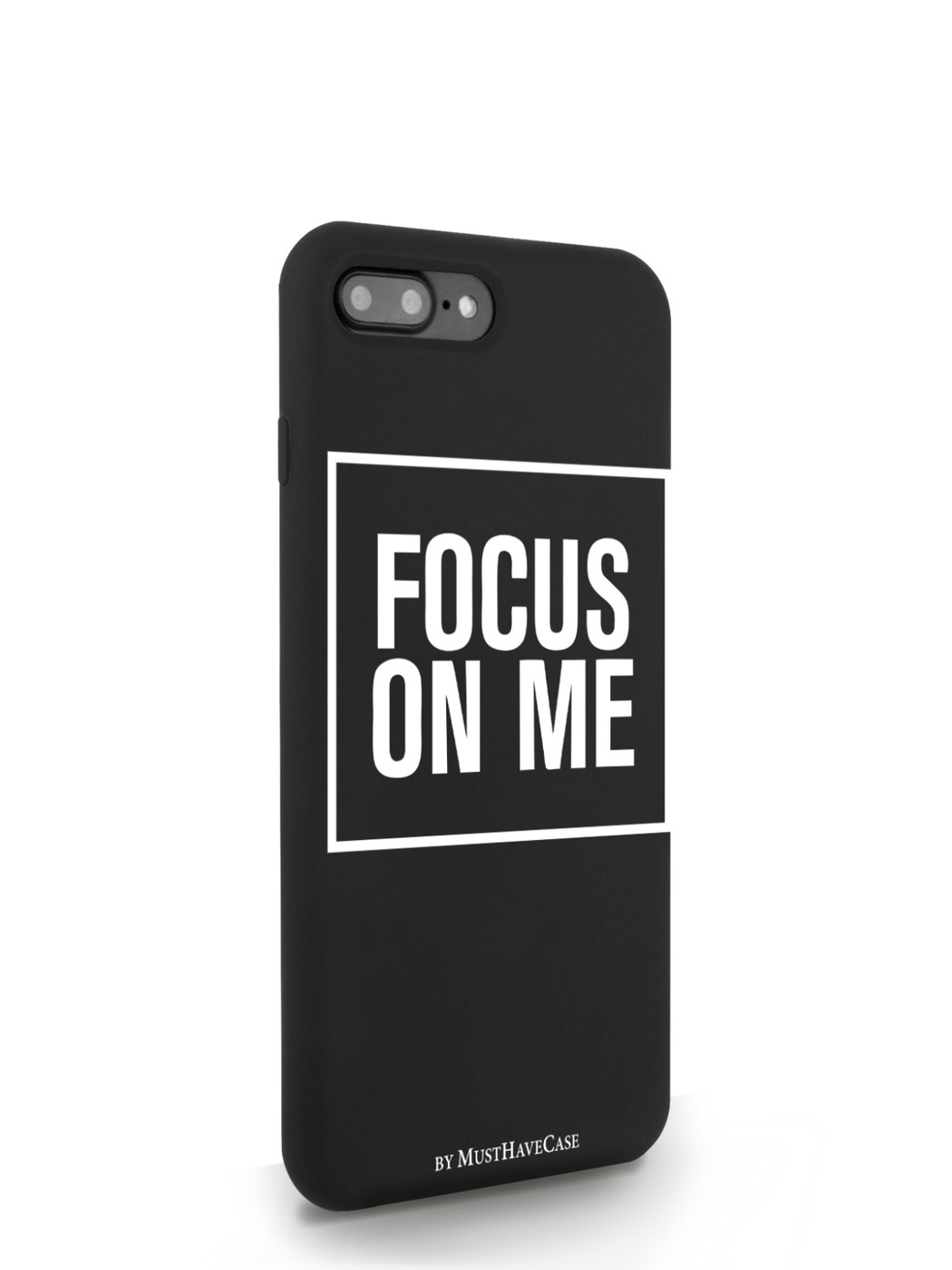 

Чехол MustHaveCase для iPhone 7/8 Plus Focus on me черный, iPhone 7/8 Plus Focus on me