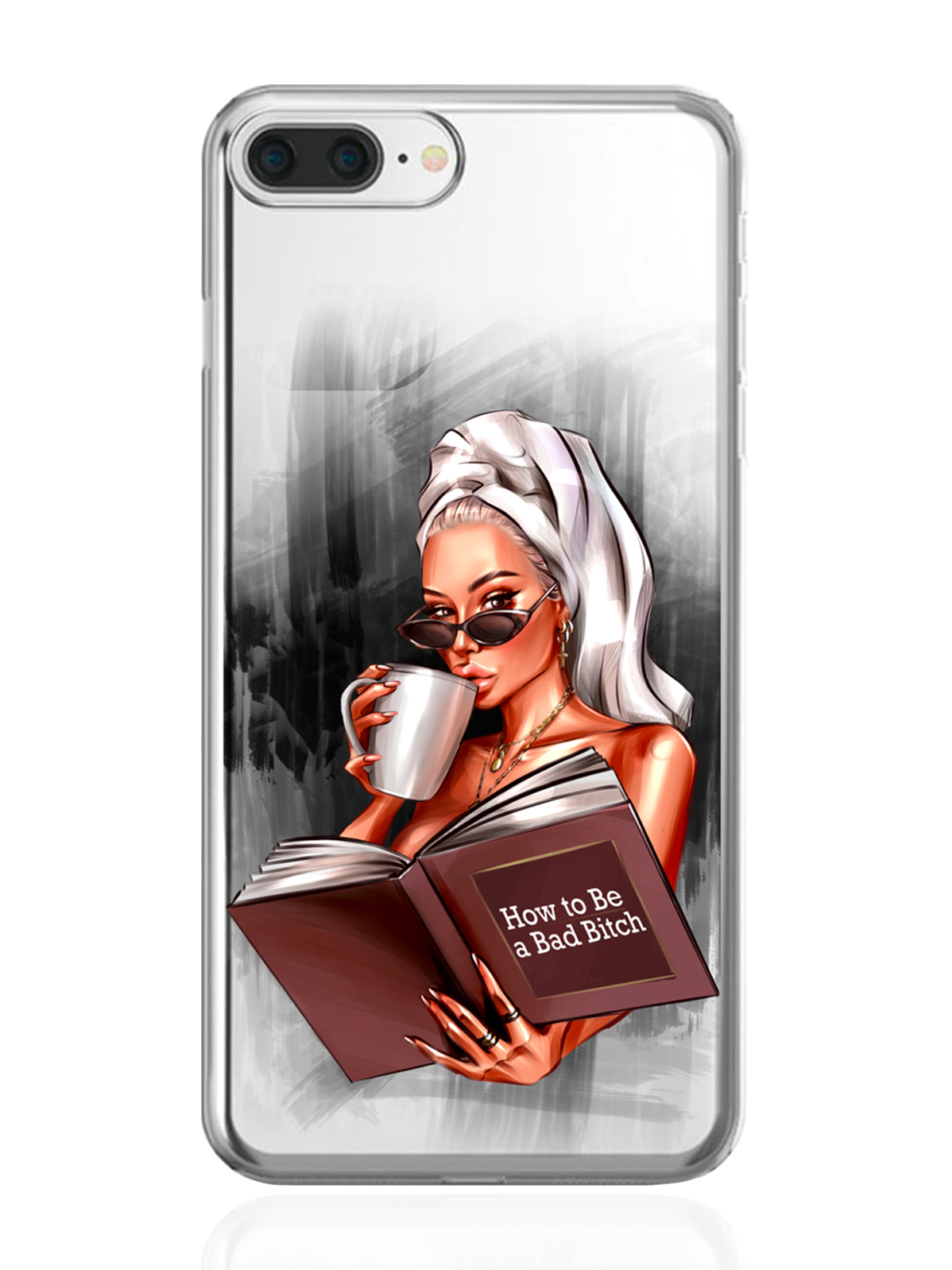 

Чехол MustHaveCase для iPhone 7/8 Plus How to be a bad Bitch прозрачный, iPhone 7/8 Plus How to be a bad Bitch