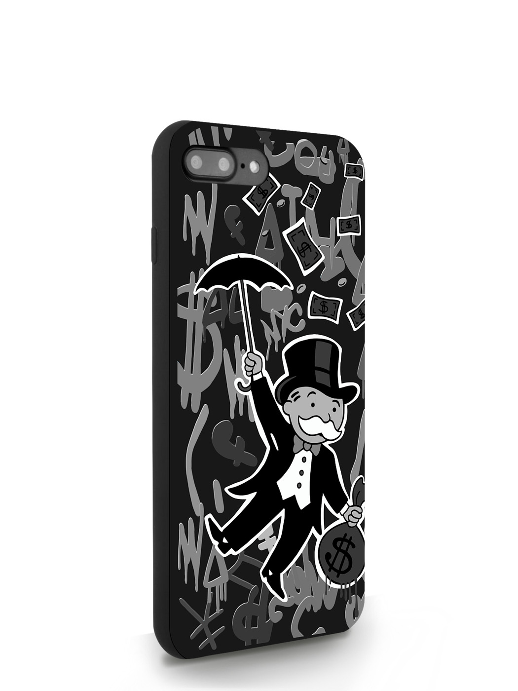 фото Чехол musthavecase для iphone 7/8 plus monopoly black edition черный