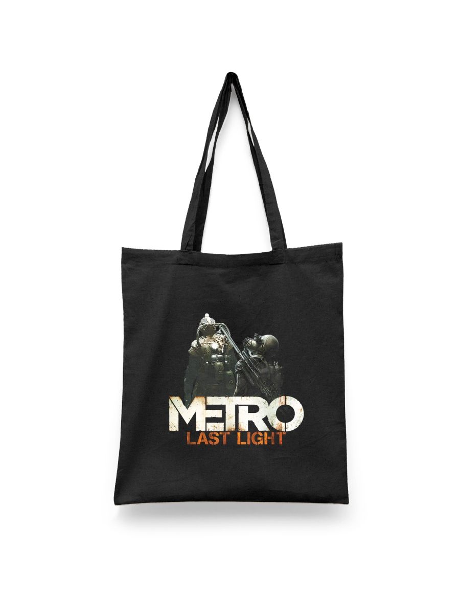 

Шоппер унисекс Каждому Своё Metro 2033/Last Light/Redux/Exodus GMMT8, черный, Metro 2033/Last Light/Redux/Exodus GMMT8