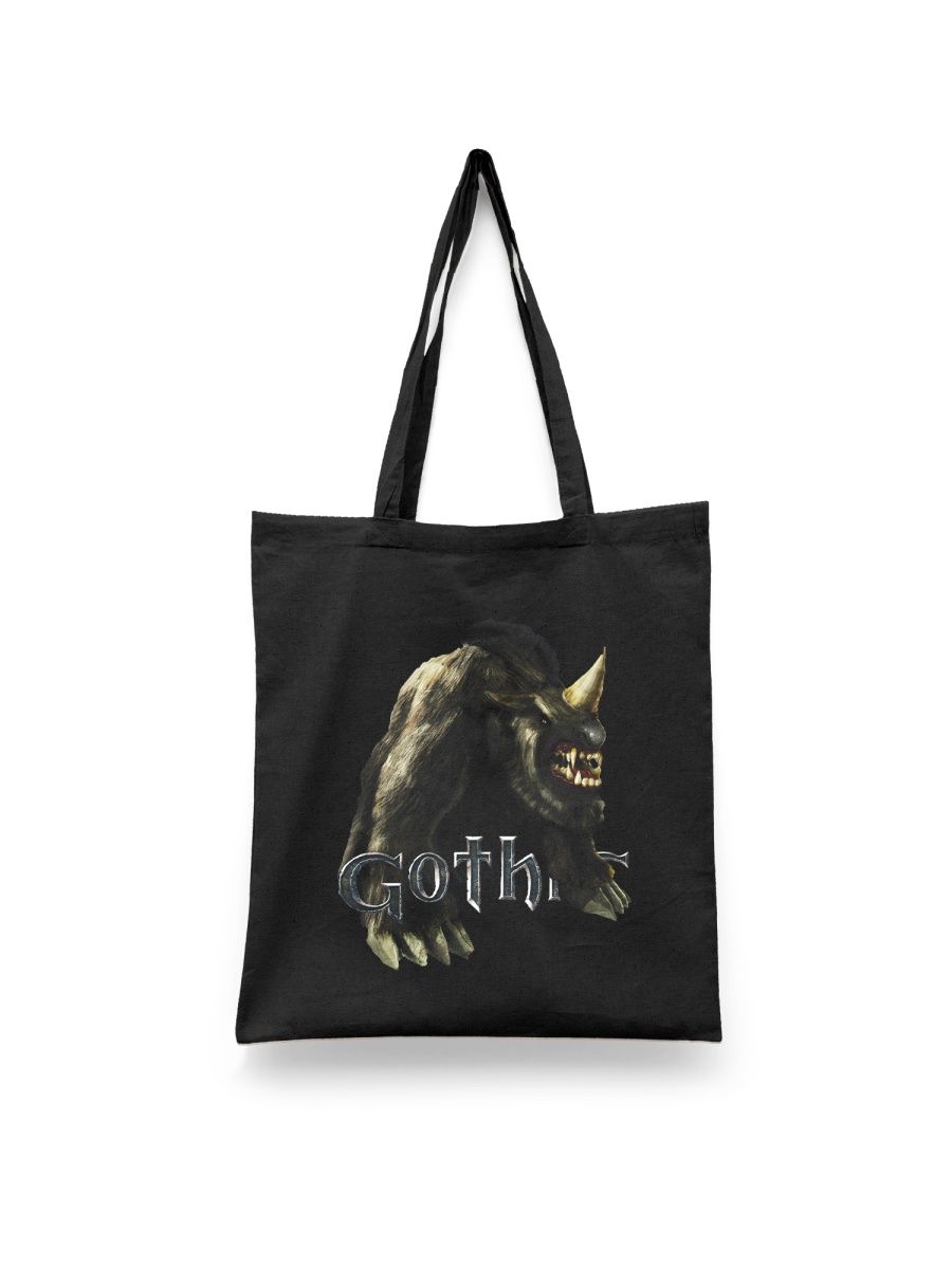 

Шоппер унисекс Каждому Своё Gothic/Game/Игра GMGT7, черный, Gothic/Game/Игра GMGT7