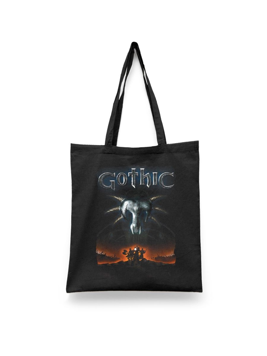 

Шоппер унисекс Каждому Своё Gothic/Game/Игра GMGT1, черный, Gothic/Game/Игра GMGT1