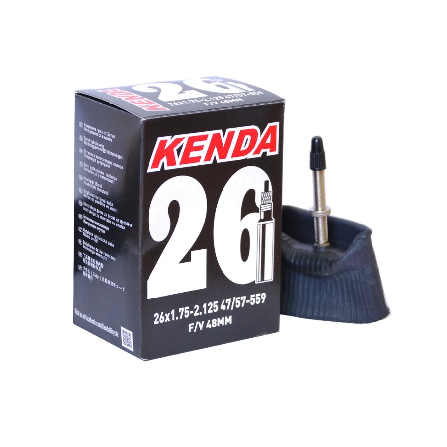 

Велосипедная камера KENDA 26"х1,75-2,125 F/V 48мм (5-516290), Черный