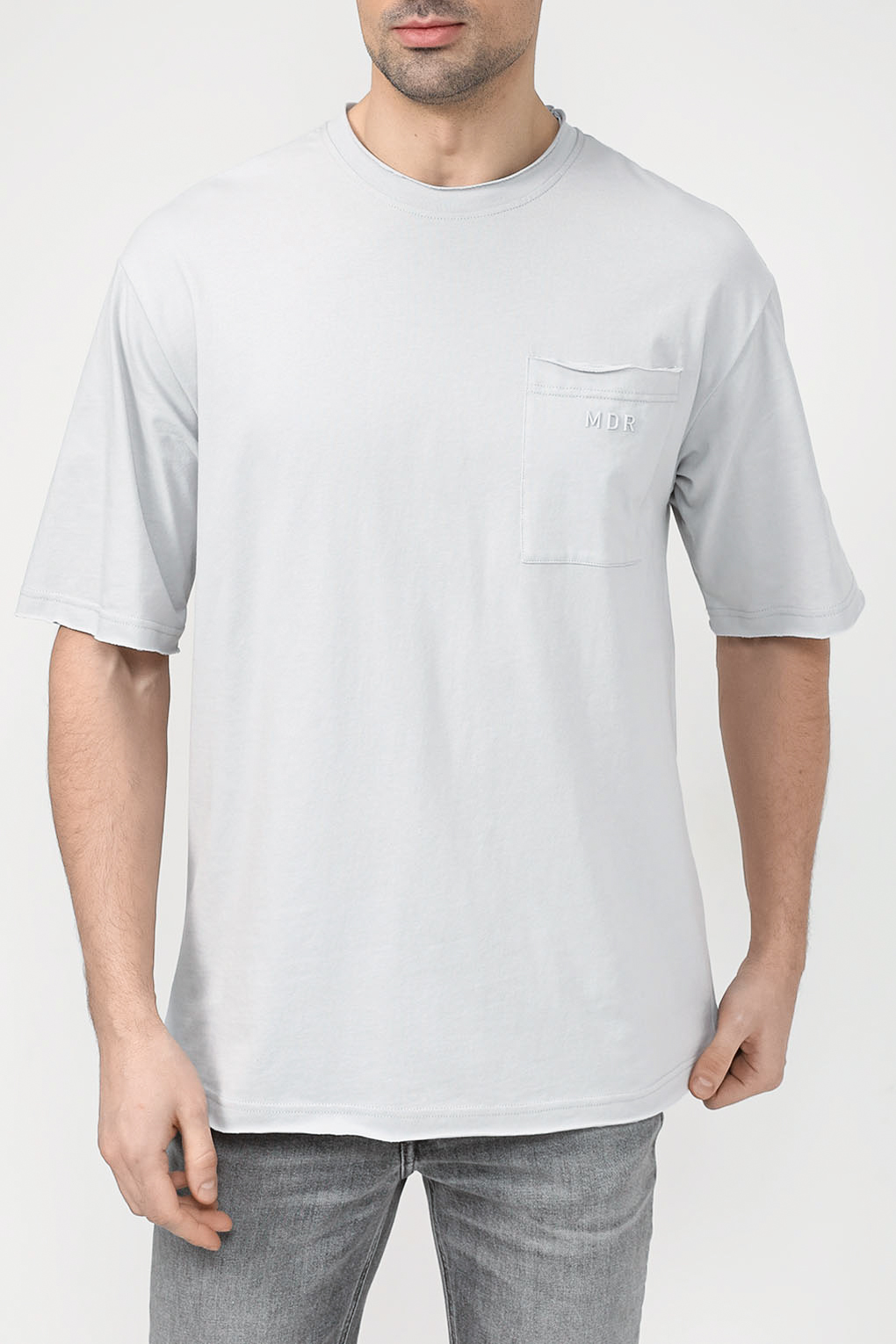 

Футболка мужская MARCO DI RADI MDR231212262-014 серая 2XL, Серый, MDR231212262-014