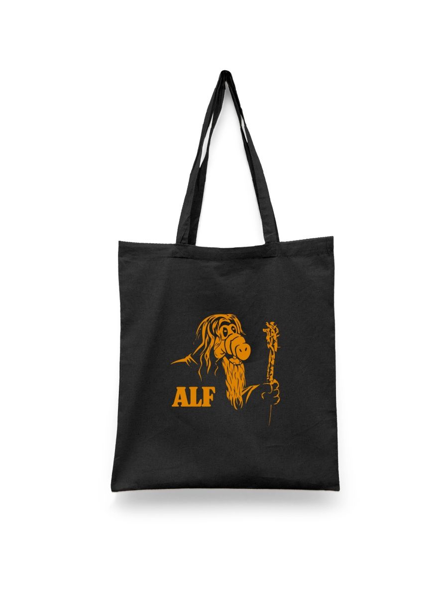 

Шоппер унисекс Каждому Своё Альф/Alf/Alien Life Formy SRAF10, черный, Альф/Alf/Alien Life Formy SRAF10
