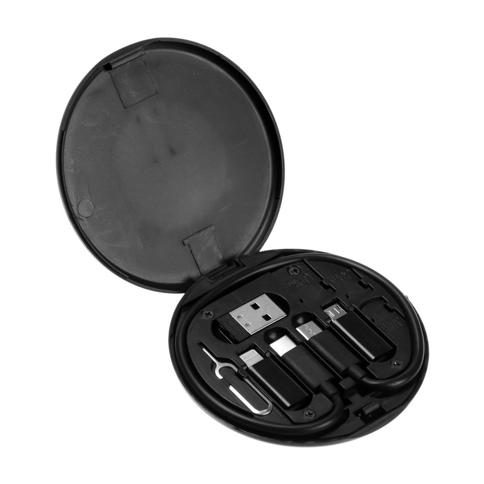

Набор для зарядки 5 в 1, кабель Type-C/MicroUsb/lightning 9631280, 9631280