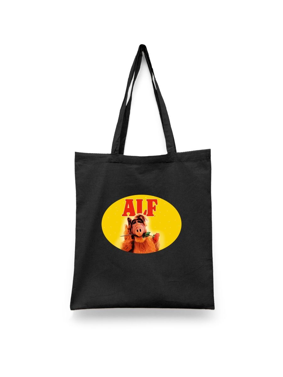 

Шоппер унисекс Каждому Своё Альф/Alf/Alien Life Formy SRAF5, черный, Альф/Alf/Alien Life Formy SRAF5