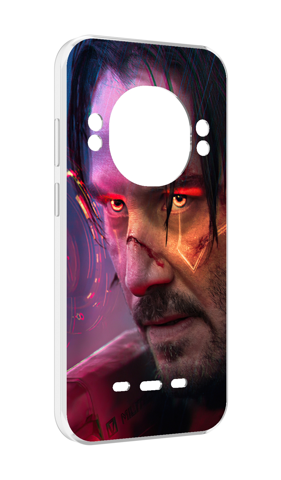 

Чехол Mypads Cyberpunk 2077 Джонни Сильверхенд для Ulefone Power Armor 16 Pro, Прозрачный, Tocco