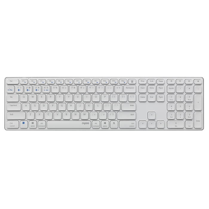 Беспроводная клавиатура Rapoo белый (ml_1838657)