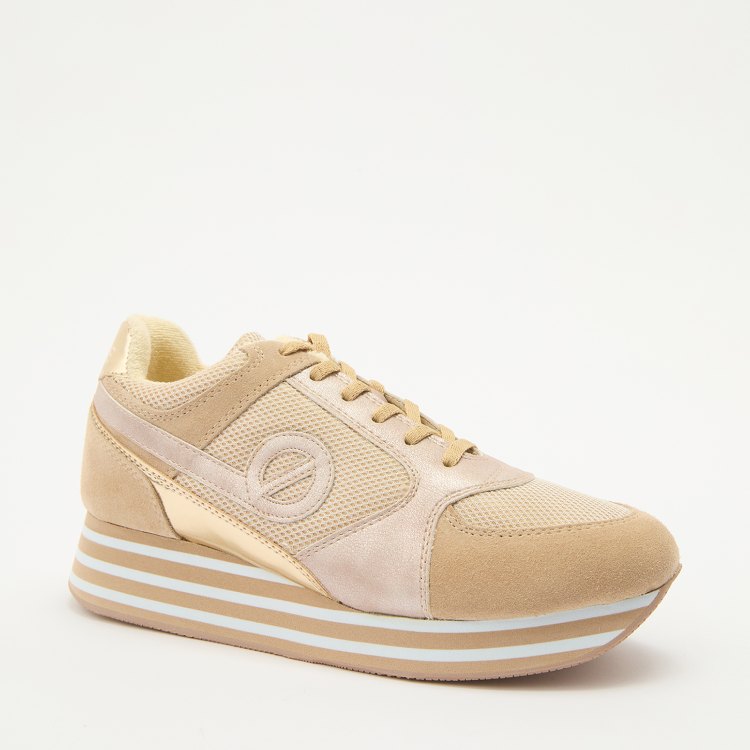 

Кроссовки женские No Name PARKO JOGGER бежевые 38 EU, Бежевый, PARKO JOGGER