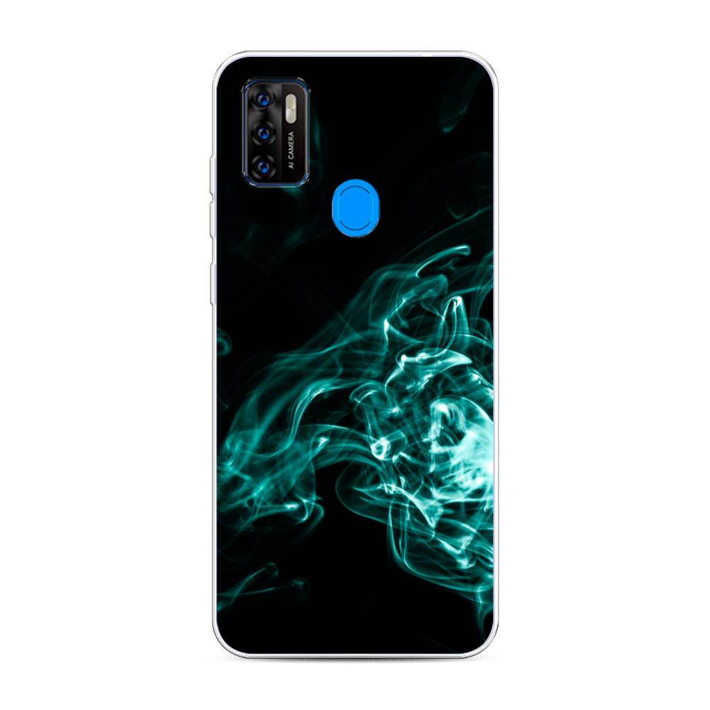 

Чехол на ZTE Blade A7s 2020 "Дым", Голубой;черный, 133950-3
