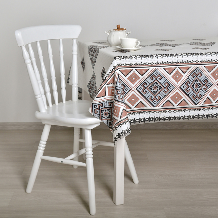 

Клеёнка ажурная Lace «Этника», ширина 137 см, рулон 20 метров, цвет коричнево-чёрный