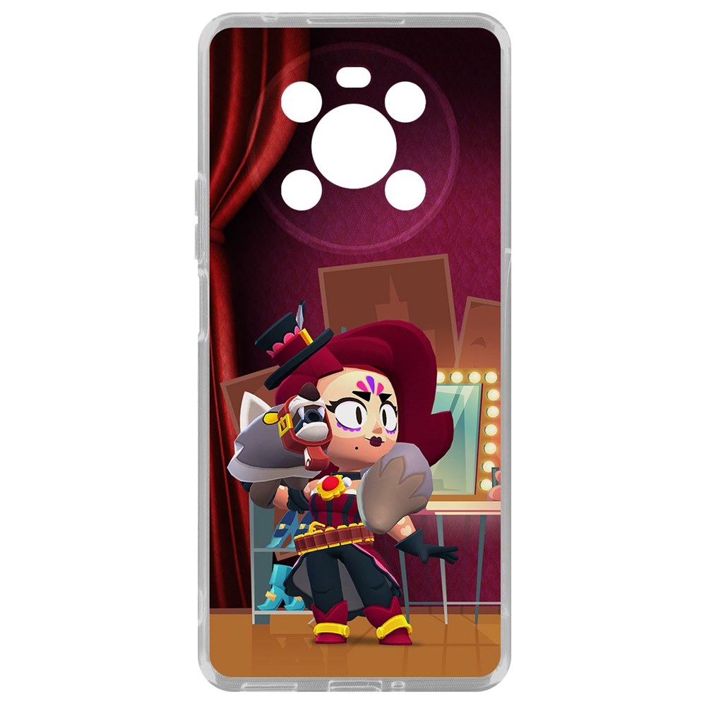 

Чехол Brawl Stars-Лихая Лола для Honor X30, Прозрачный