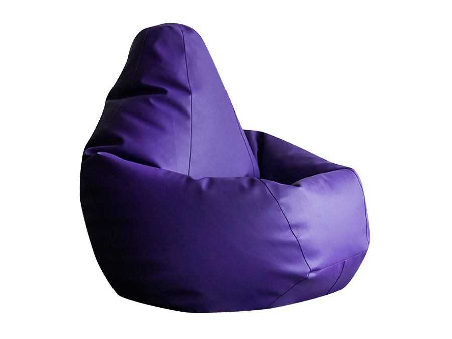 фото Кресло-мешок ашли фиолетовая экокожа, 3xl dreambag