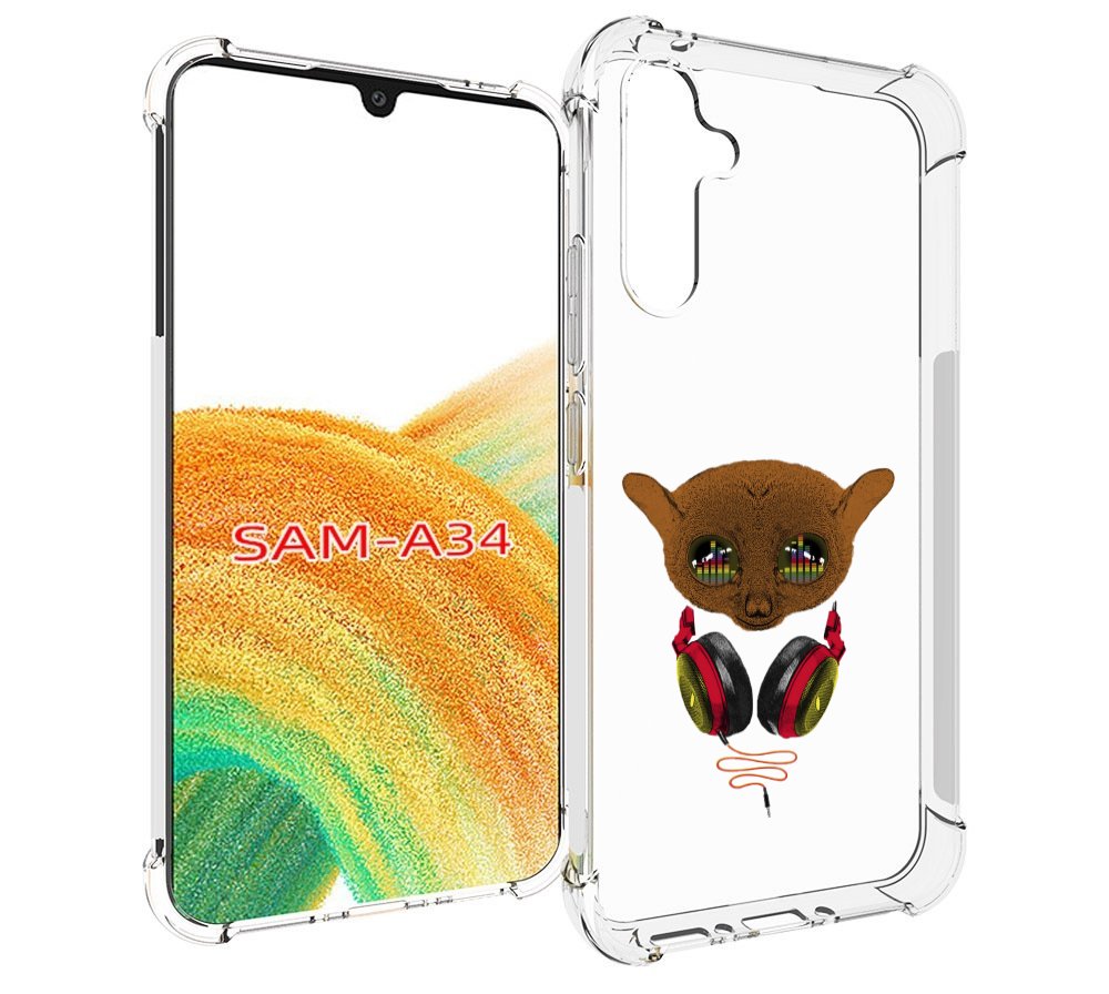 

Чехол MyPads диджей для Samsung Galaxy A34, Tocco