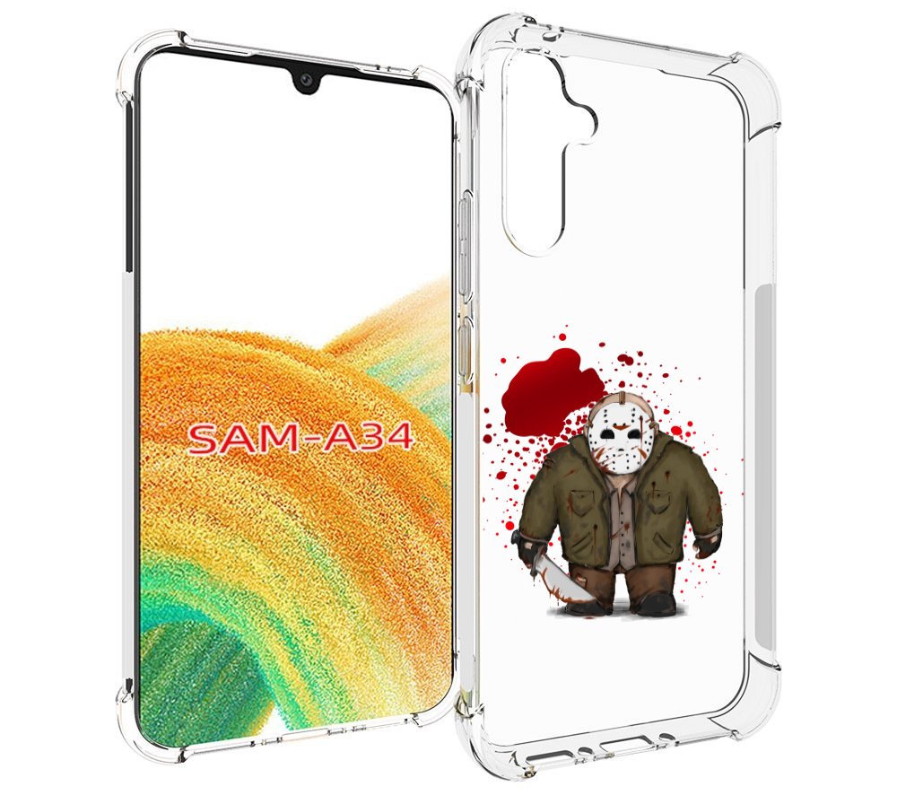 

Чехол MyPads джейсон для Samsung Galaxy A34, Tocco