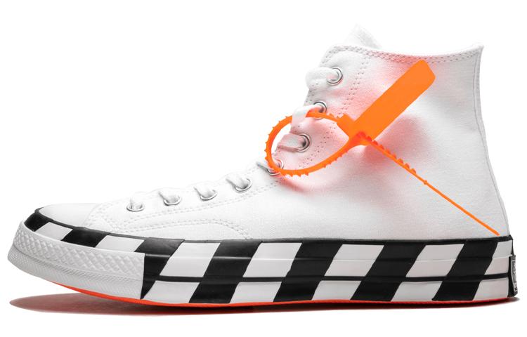 

Кеды унисекс Converse off-white 1970s chuck taylor ow 2.0 белые 42.5 EU, Белый, off-white x Converse 1970s chuck taylor ow 2.0