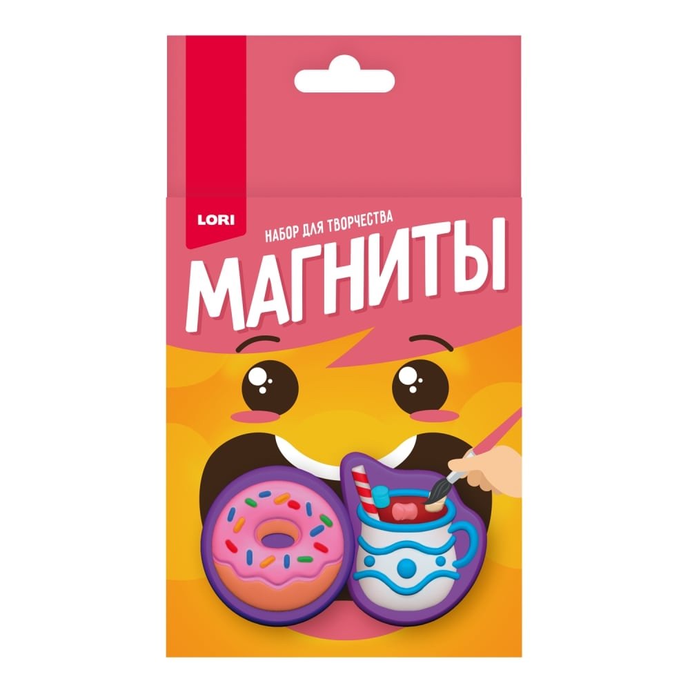 

Набор д/творчества LORI Магниты из гипса Нежное лакомство Пз/Г-061, Белый