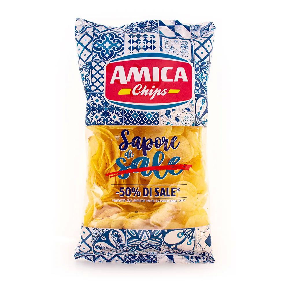 

Чипсы картофельные AMICA CHIPS c пониженным содержанием соли 4 шт по 175 г