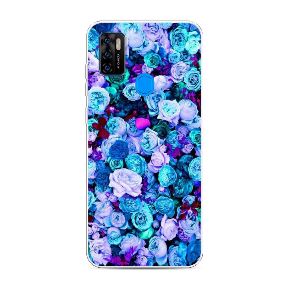 

Чехол на ZTE Blade A7s 2020 "Цветочный ковер", Фиолетовый, 133950-2
