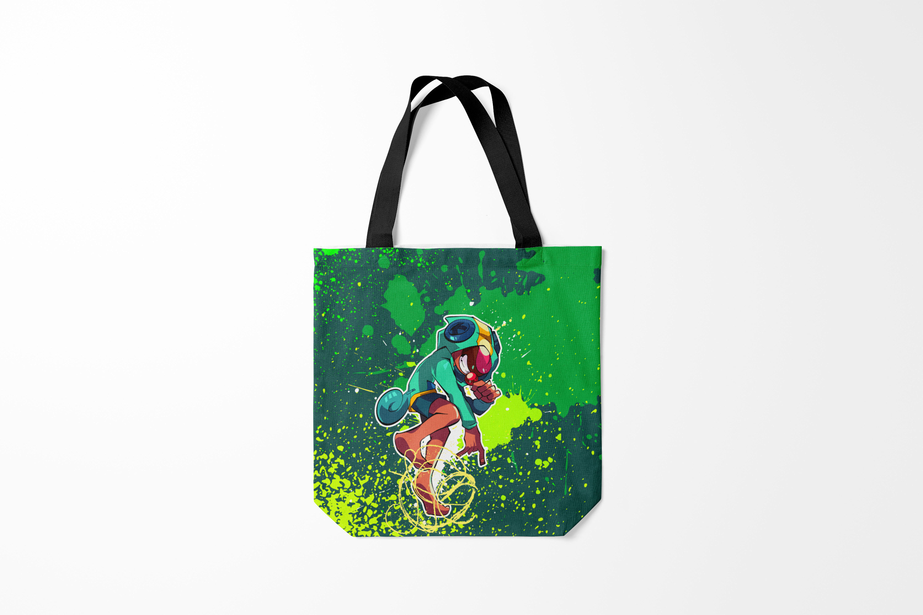 

Сумка шoппер унисекс Burnettie Brawl Stars Леон, зеленый, Brawl Stars Леон