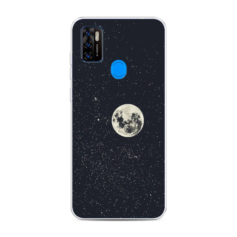 

Чехол на ZTE Blade A7s 2020 "Полнолуние", Красный, 133950-2
