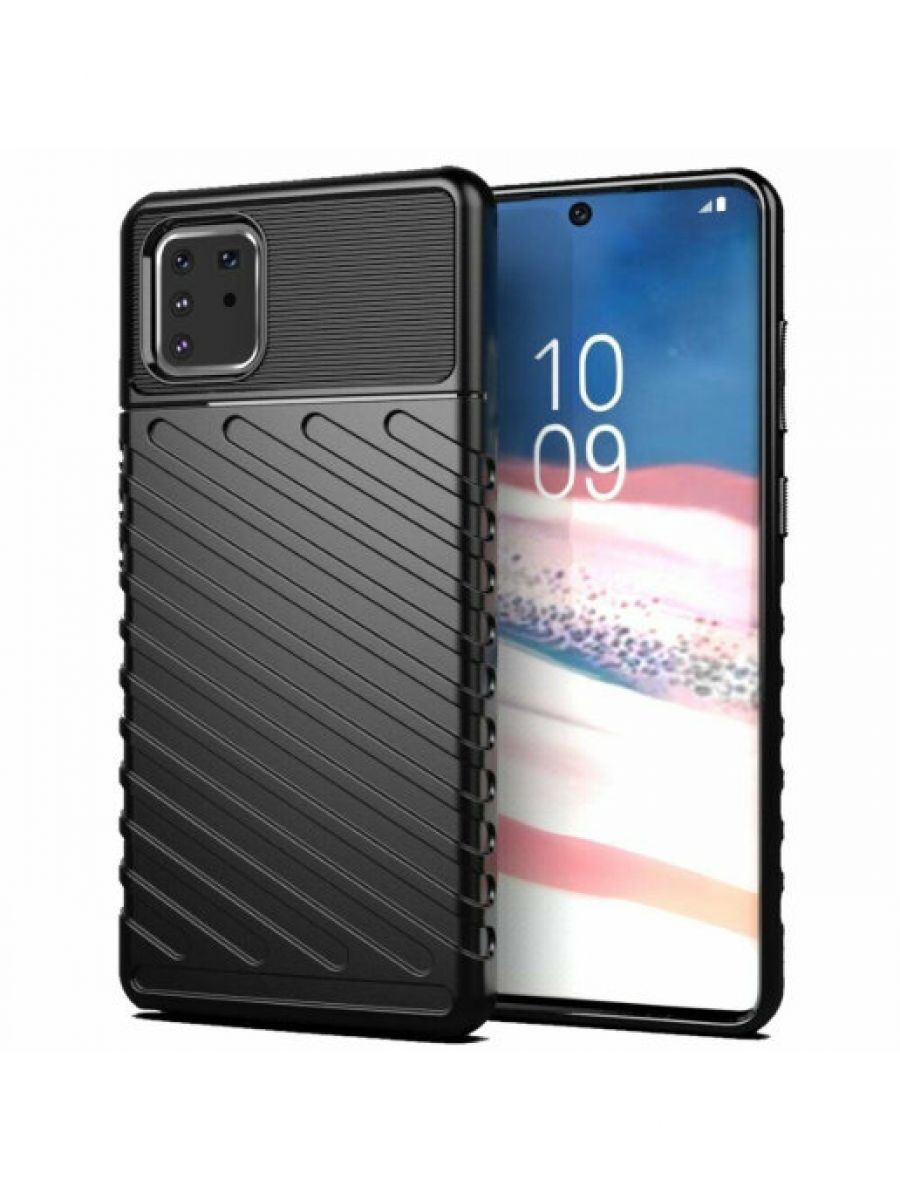 

Чехол Thunder для смартфона Samsung Galaxy S10 lite Черный