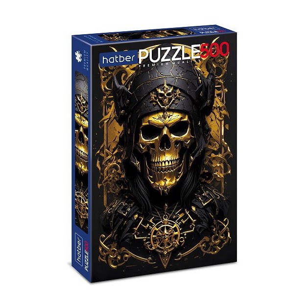 

Пазл Premium Hatber Gold skull 500 эл. 085289
