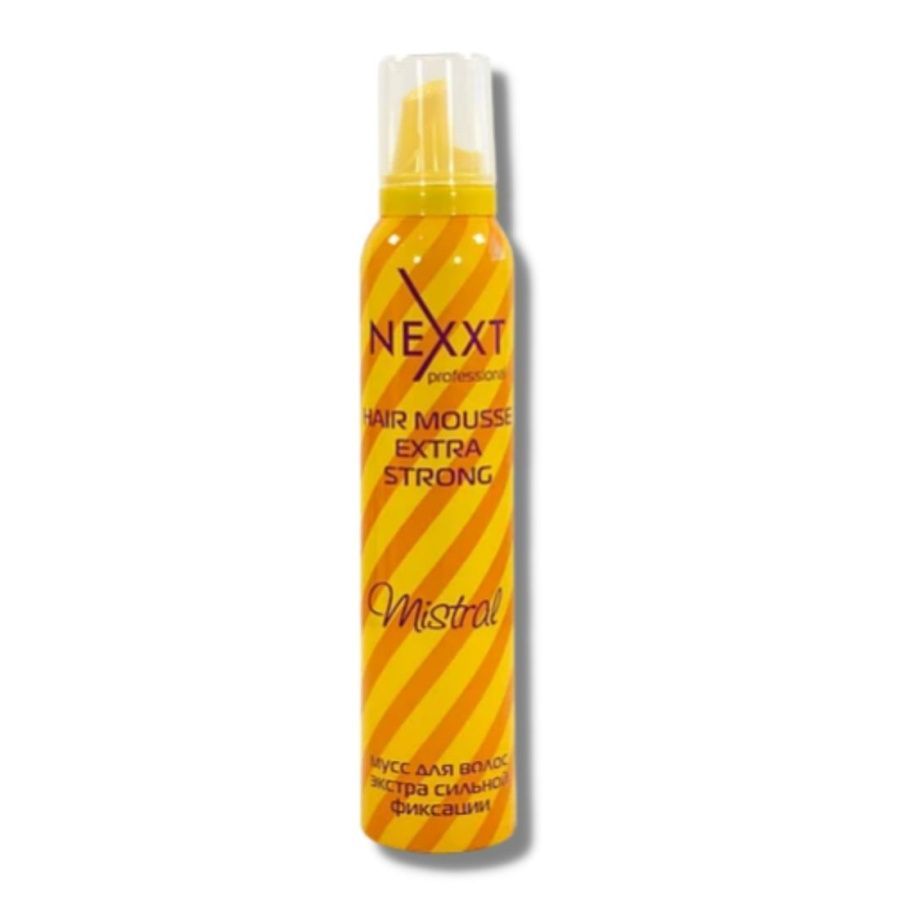 Мусс для волос Nexxt Professional экстра сильной фиксации 200 мл elibest суфле для тела и волос с ароматом розы египетской 200