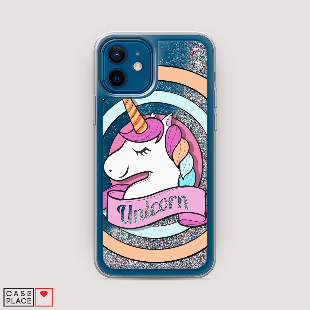 

Чехол Awog на Apple iPhone 12 / Айфон 12 "Unicorn зефирный", Разноцветный, 12591-1