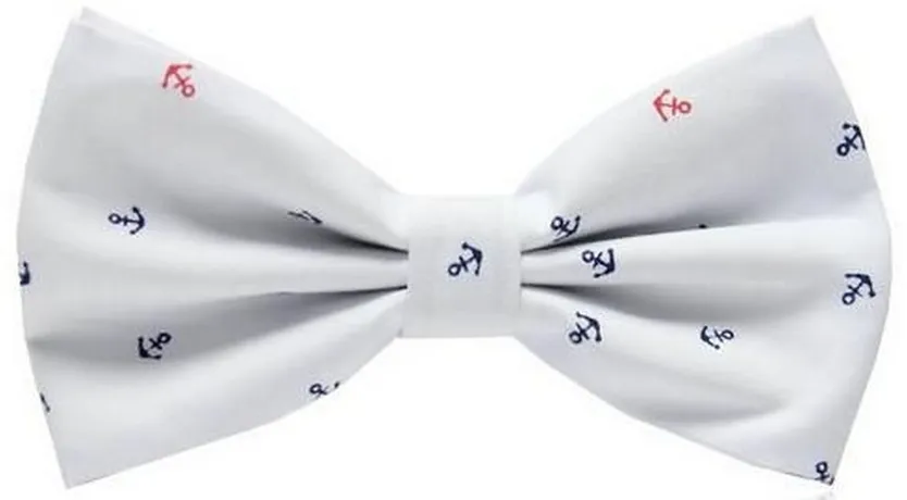 

Бабочка унисекс 2beMan GB092 белая, bowtie-anch-cotton
