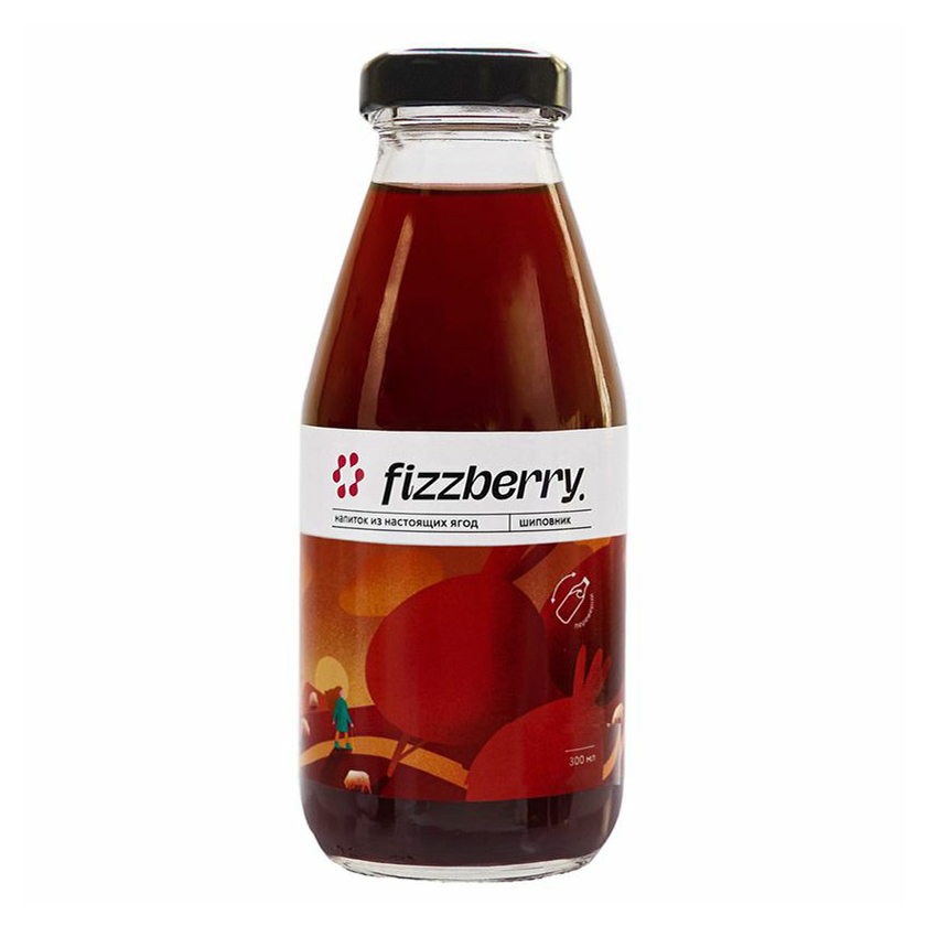 

Напиток Fizzberry Шиповник пастеризованный негазированный 0,3 л