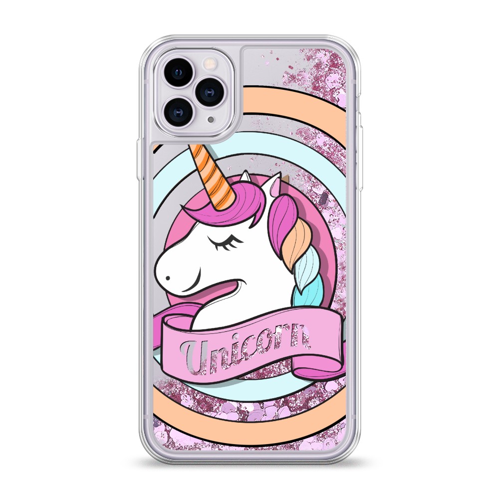 

Жидкий чехол с блестками "Unicorn зефирный" на Apple iPhone 11 Pro, 12394-1