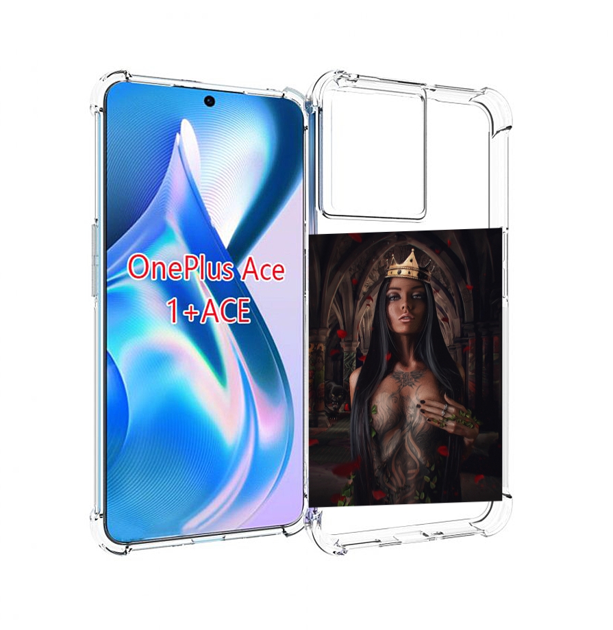 

Чехол MyPads багровый-пик для OnePlus Ace, Прозрачный, Tocco