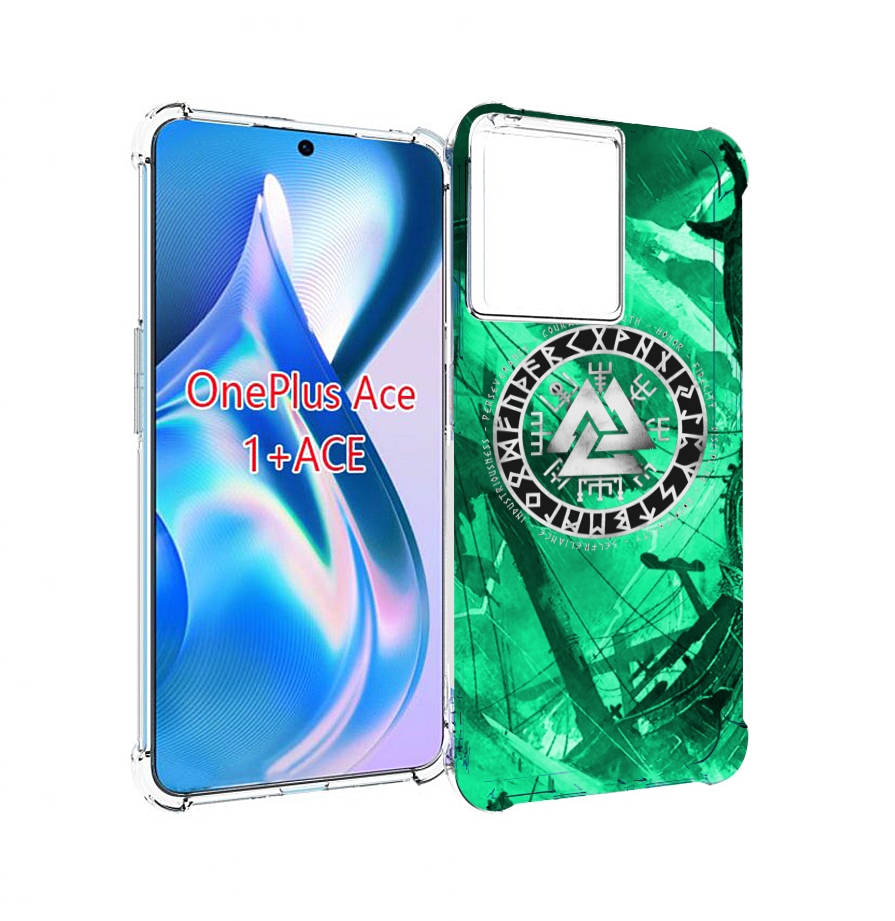 

Чехол MyPads ассасин-крид-2020-рагнарек мужской для OnePlus Ace, Прозрачный, Tocco