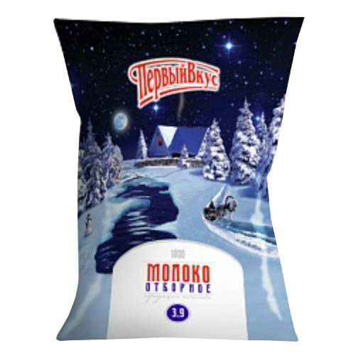 

Молоко 3,9% пастеризованное 1 л Первый вкус отборное БЗМЖ