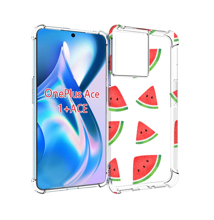 

Чехол MyPads арбузики для OnePlus Ace, Прозрачный, Tocco