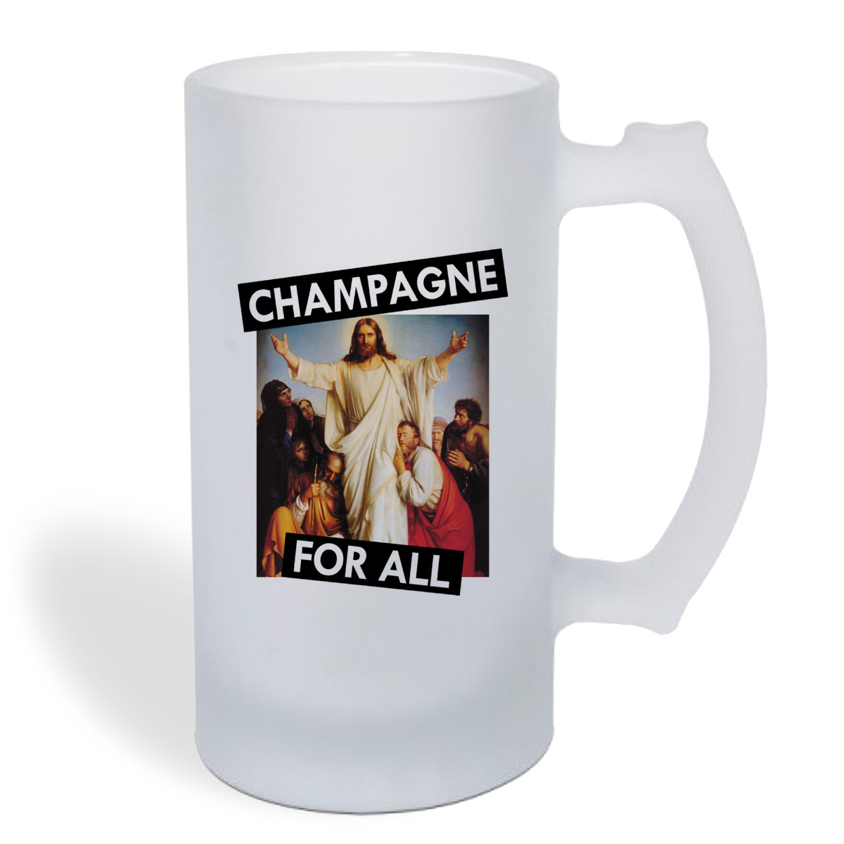

Кружка пивная CoolPodarok Champagne for all