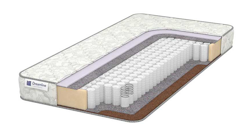 

Матрас Дримлайн Easy Feel TFK 100х180х17, Белый, Easy Feel TFK