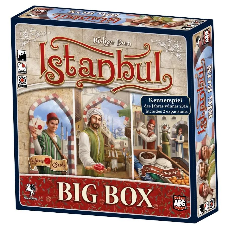 Настольная игра TERGAMES Istanbul Big Box Стамбул: правила на английском языке настольная игра rebel games k2 big box k2 большая коробка правила на английском языке